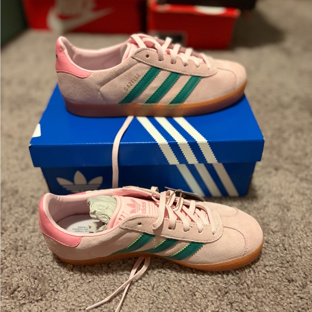 Adidas Gazelle watermelon shoes